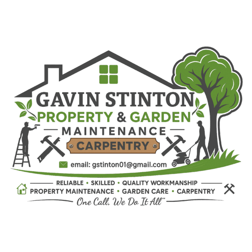 stinton’s property carpentry & garden maintenance logo upscaled transparent margin 20pct